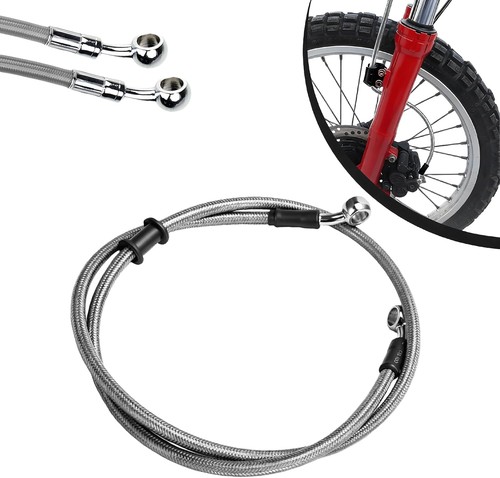 Bremsschlauch 90cm stahlflex - bremsschlauch,
