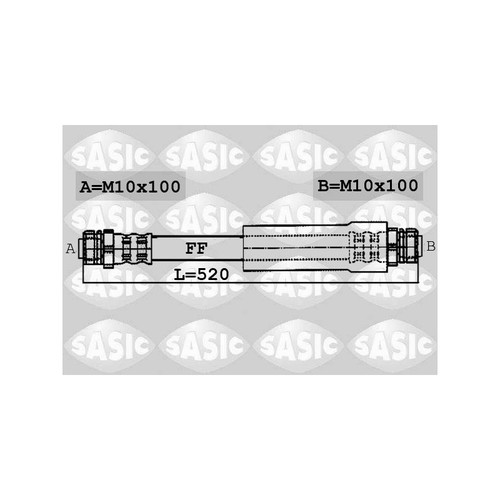 Sasic flexible bremsschlauch - flexible,
