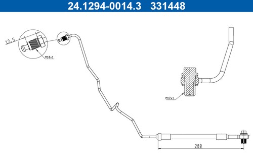 Bremsschlauch für audi - fÜr,