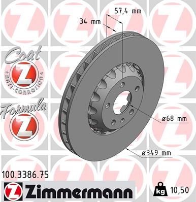 Zimmermann bremsscheibe - zimmermann,