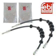 2X FEBI 28615 BREMSSCHLAUCH